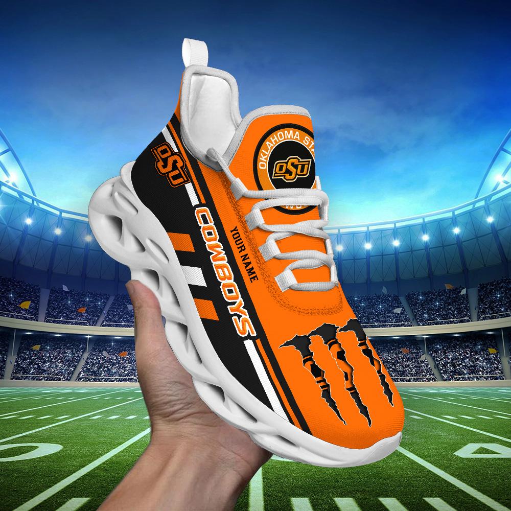 Personalized Oklahoma State Cowboys Max Soul Shoes Sneakers for Men And Women – NFL Football Fan Shoes, Team Sneakers