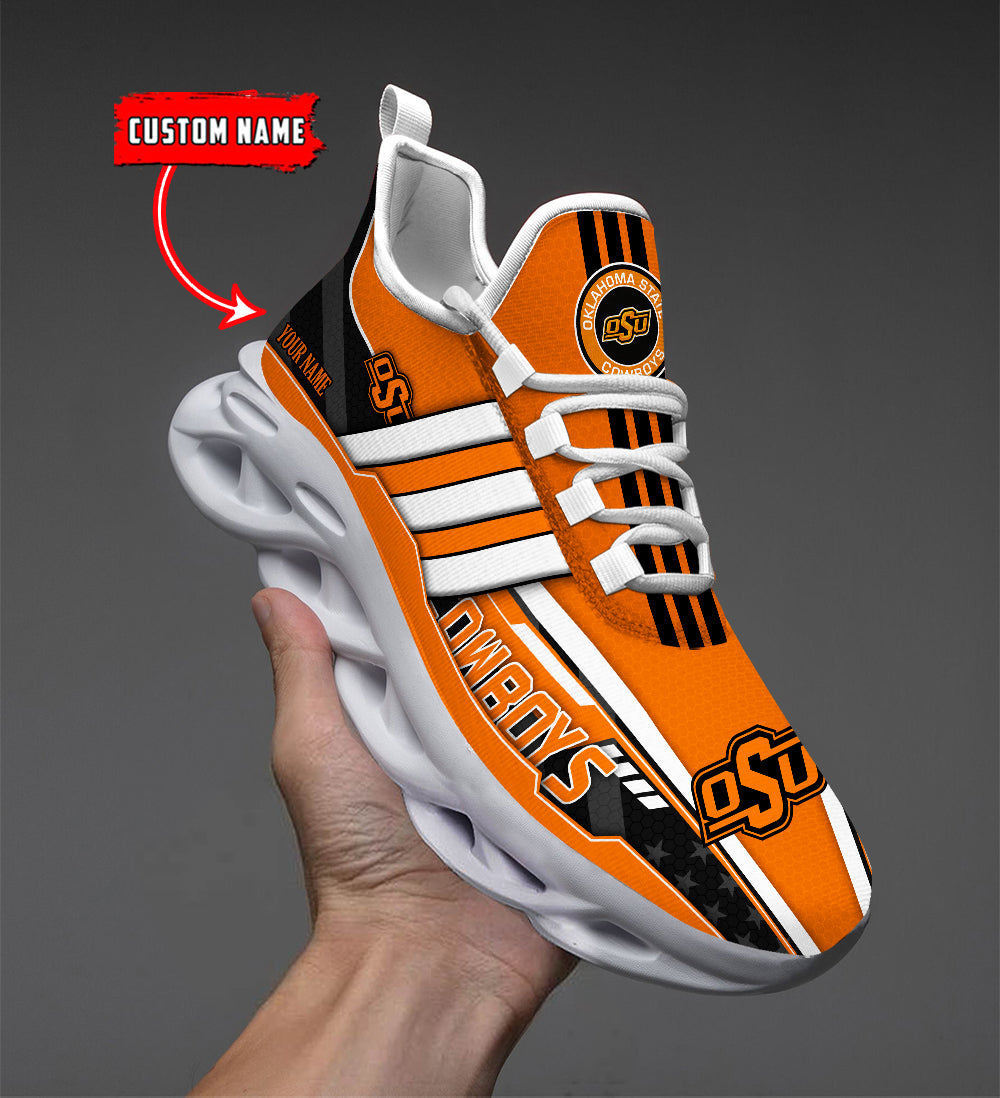 Personalized Oklahoma State Cowboys Max Soul Shoes Sneakers for Men And Women – NFL Football Fan Shoes, Team Sneakers