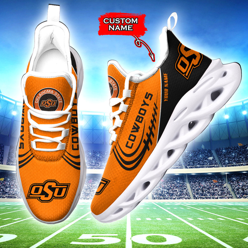Personalized Oklahoma State Cowboys NCAA Max Soul Shoes Sneakers for Men And Women – NCAA Fan Shoes, Team Sneakers