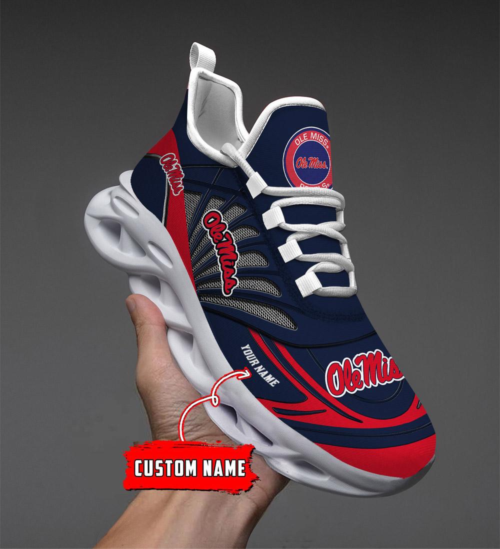 Personalized Ole Miss Rebels Max Soul Shoes Sneakers for Men And Women – Casual Shoes, Streetwear Shoes