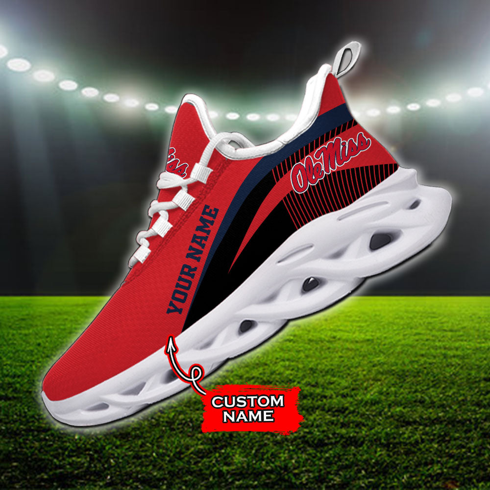 Personalized Ole Miss Rebels NCAA Max Soul Shoes Sneakers for Men And Women – NCAA Fan Shoes, Team Sneakers