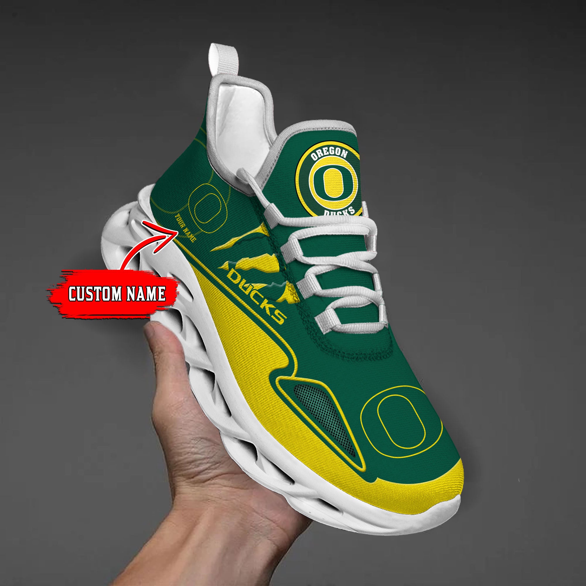 Personalized Oregon Ducks Max Soul Shoes Sneakers for Men And Women – Casual Shoes, Streetwear Shoes