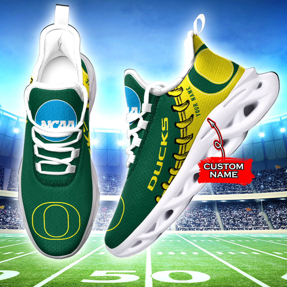 Personalized Oregon Ducks NCAA Max Soul Shoes Sneakers for Men And Women – NCAA Fan Shoes, Team Sneakers
