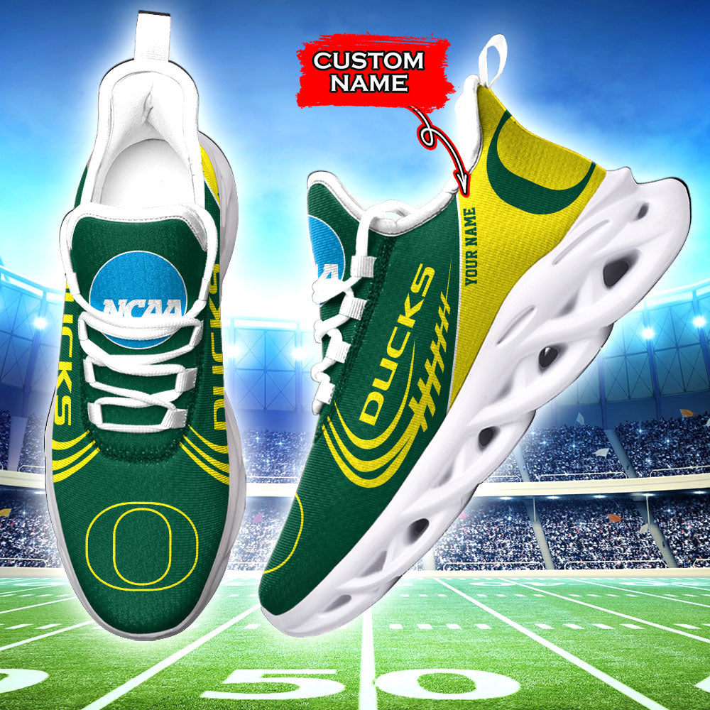 Personalized Oregon Ducks NCAA Max Soul Shoes Sneakers for Men And Women – NCAA Fan Shoes, Team Sneakers