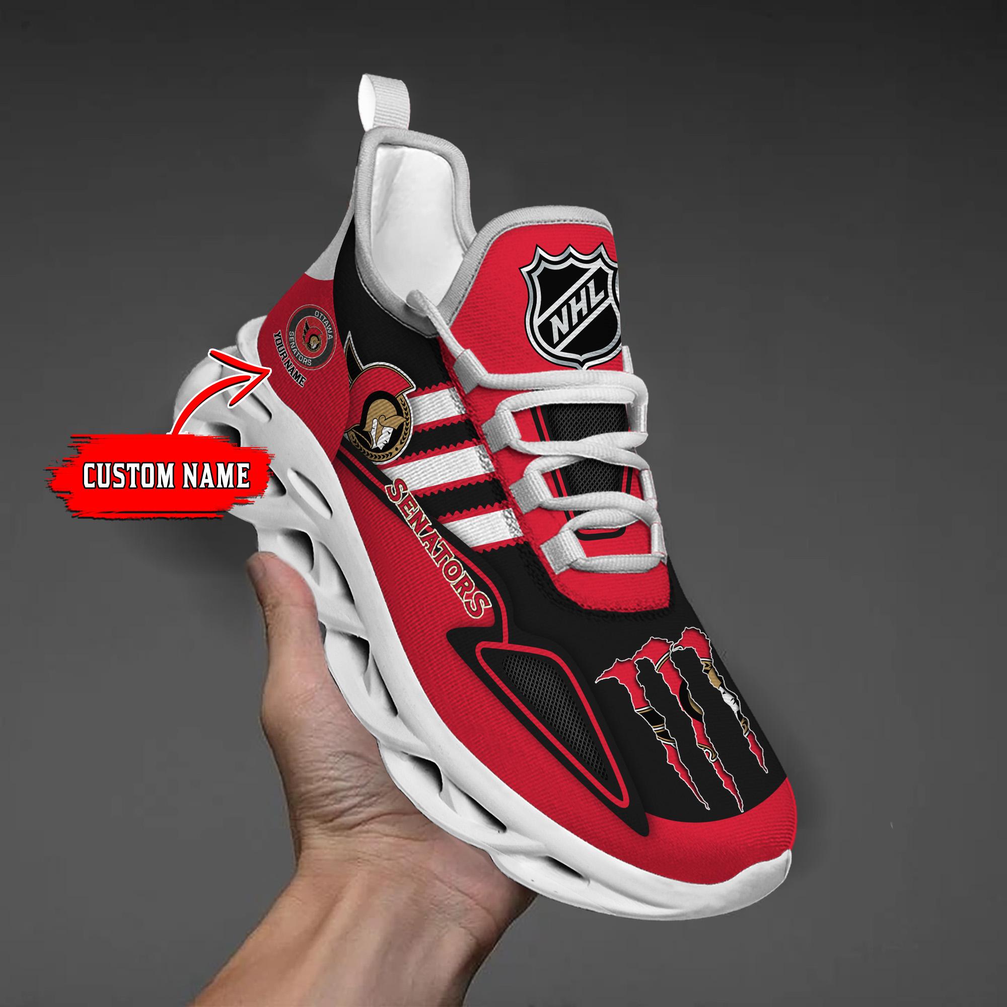 Personalized Ottawa Senators Max Soul Shoes Sneakers for Men And Women – Casual Shoes, Streetwear Shoes