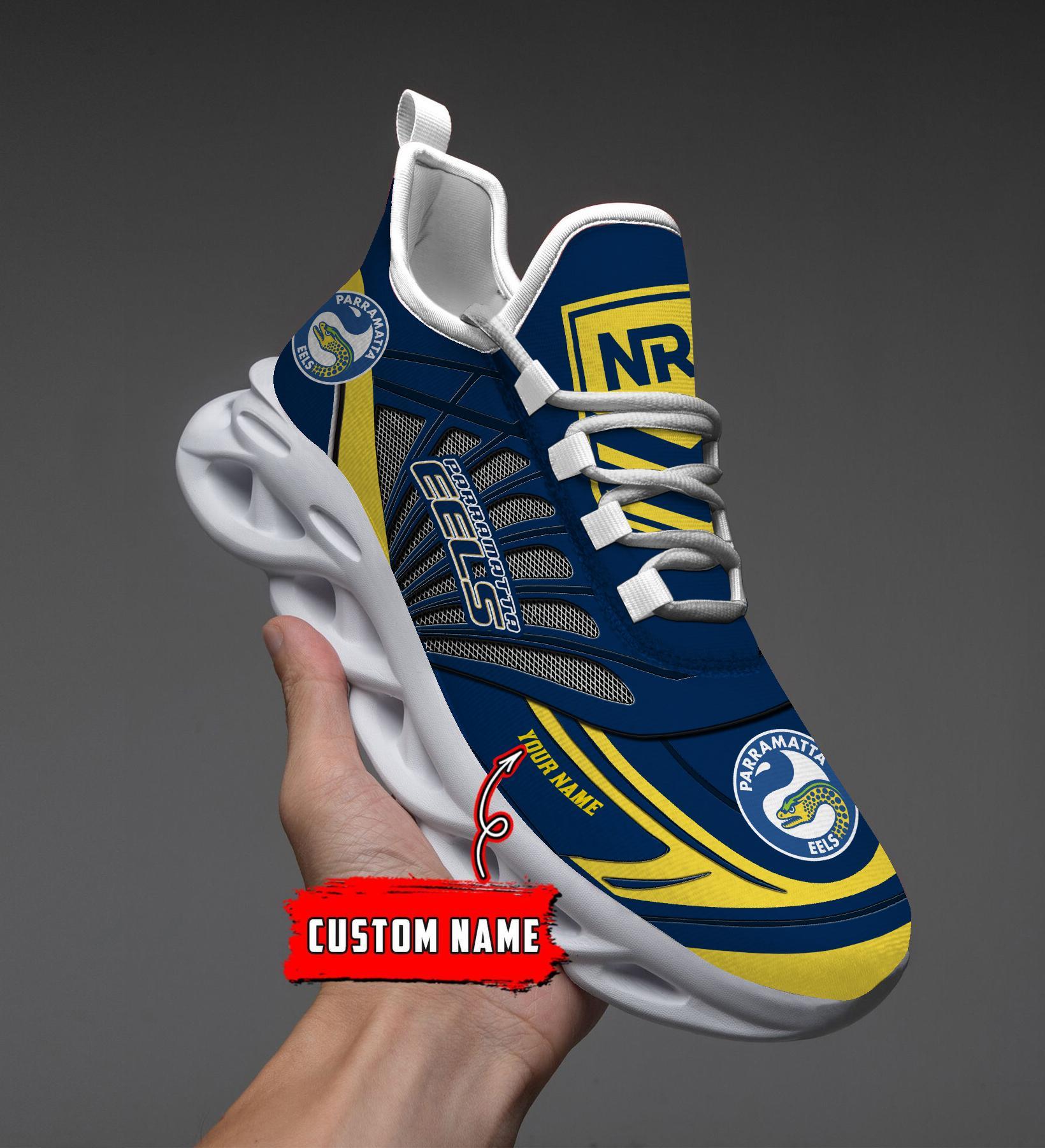 Personalized Parramatta Eels Max Soul Shoes Sneakers for Men And Women – Car Shoes, Racing Sneakers
