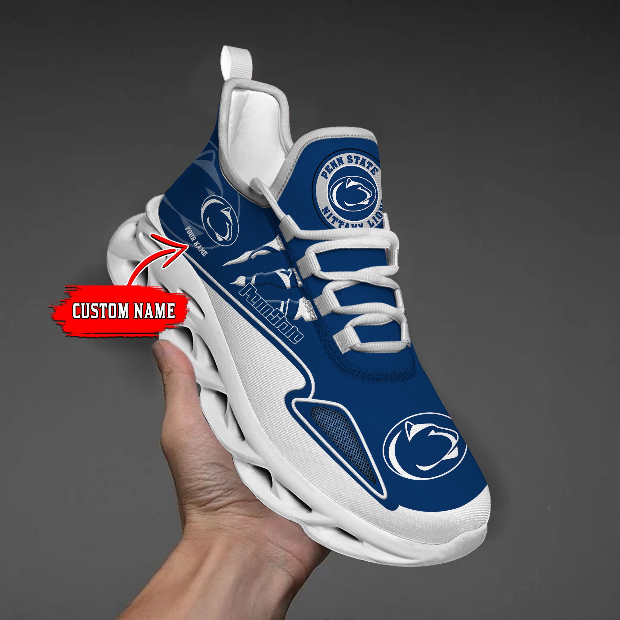 Personalized Penn State Nittany Lions Max Soul Shoes Sneakers for Men And Women – NFL Football Fan Shoes, Team Sneakers