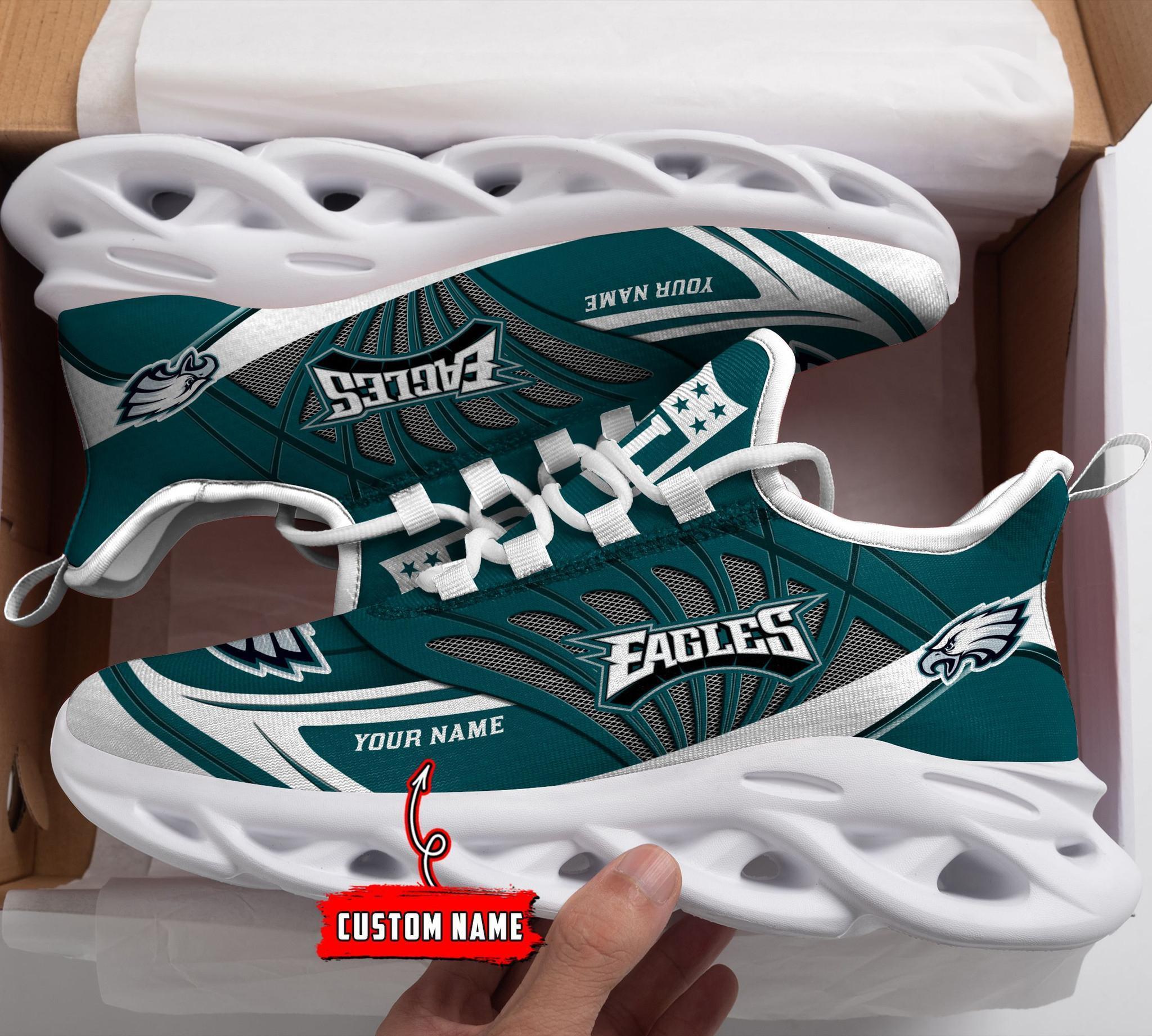 Personalized Philadelphia Eagles Max Soul Shoes Sneakers for Men And Women – NFL Football Fan Shoes, Team Sneakers