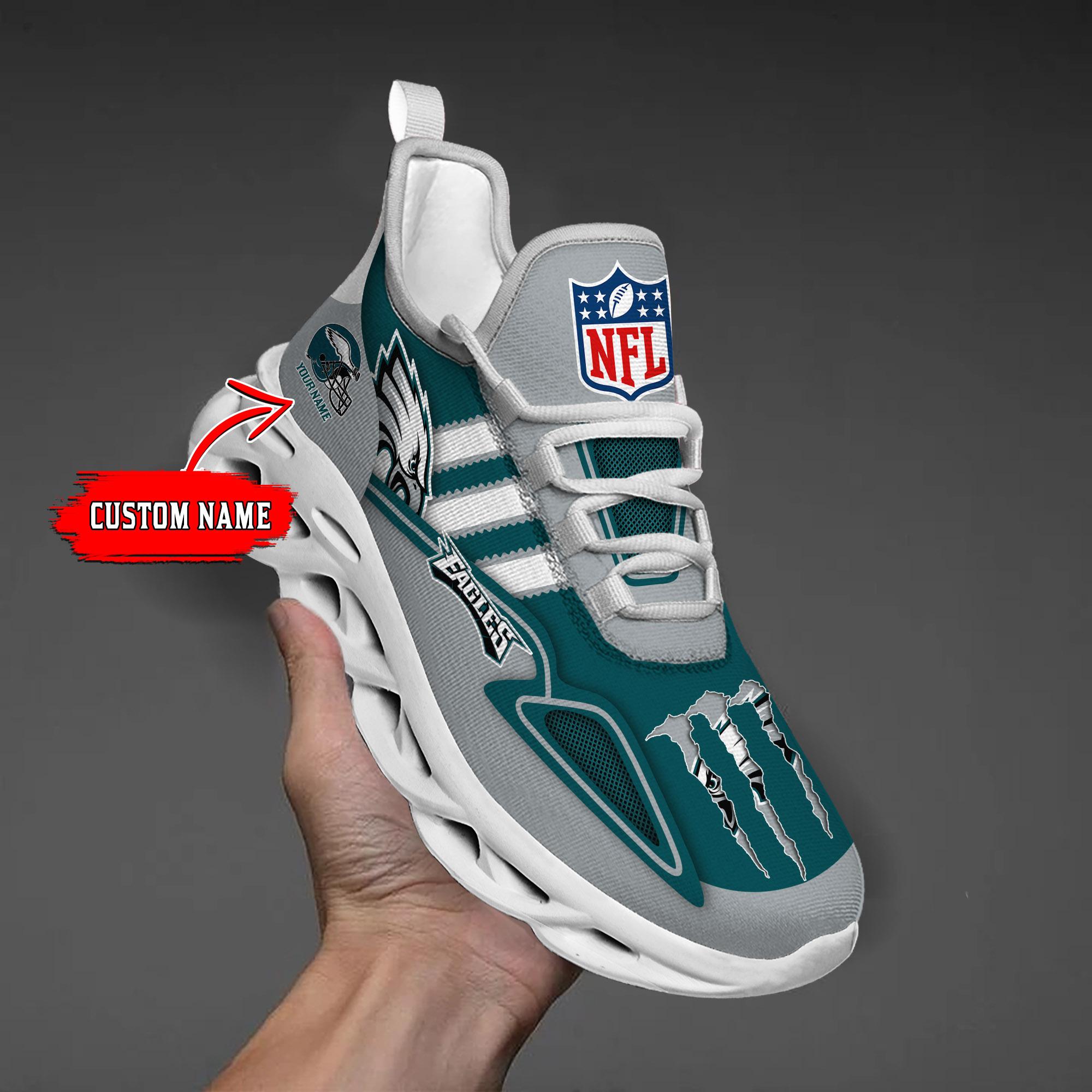 Personalized Philadelphia Eagles Max Soul Shoes Sneakers for Men And Women – NFL Football Fan Shoes, Team Sneakers