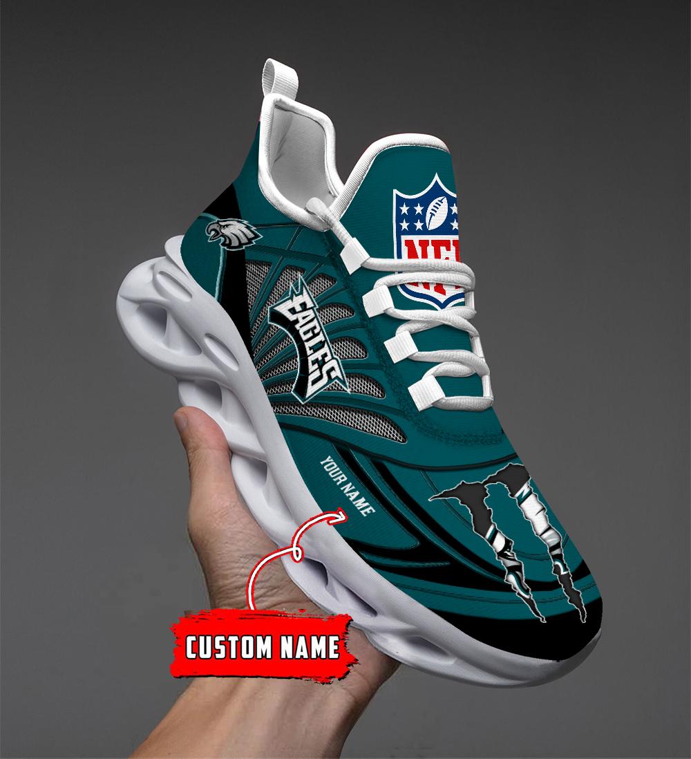 Personalized Philadelphia Eagles Max Soul Shoes Sneakers for Men And Women – NFL Football Fan Shoes, Team Sneakers