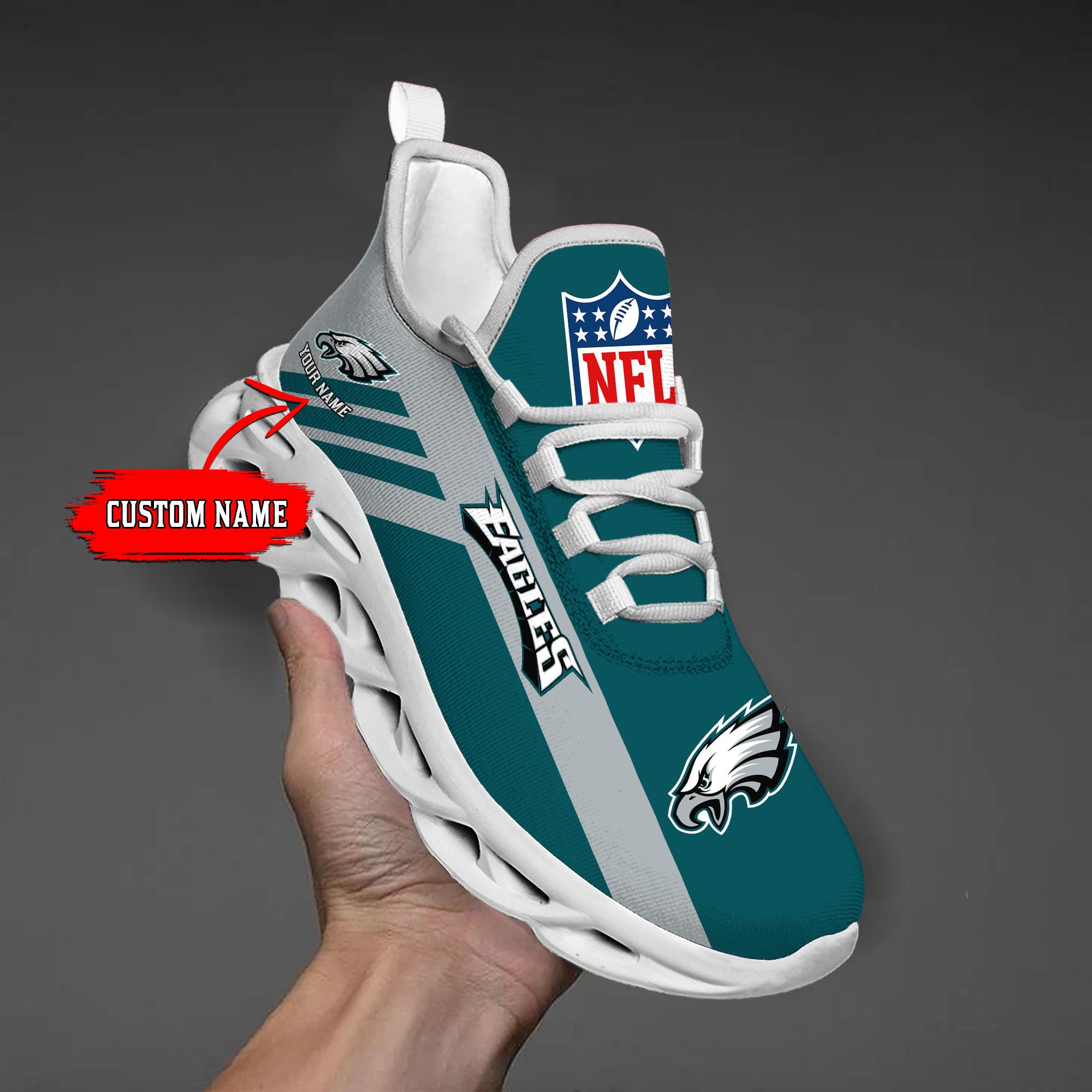 Personalized Philadelphia Eagles Max Soul Shoes Sneakers for Men And Women – NFL Football Fan Shoes, Team Sneakers