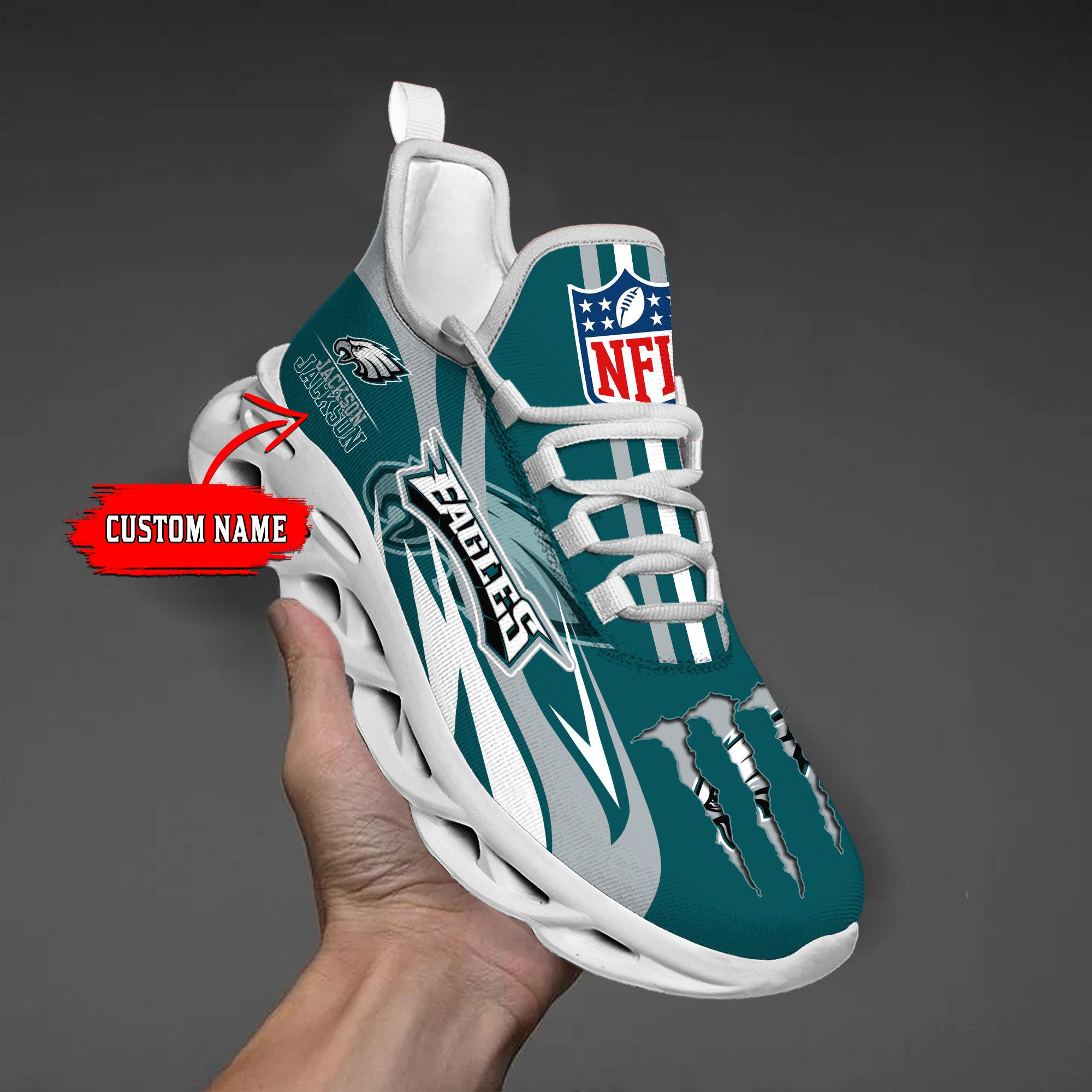 Personalized Philadelphia Eagles Max Soul Shoes Sneakers for Men And Women – NFL Football Fan Shoes, Team Sneakers