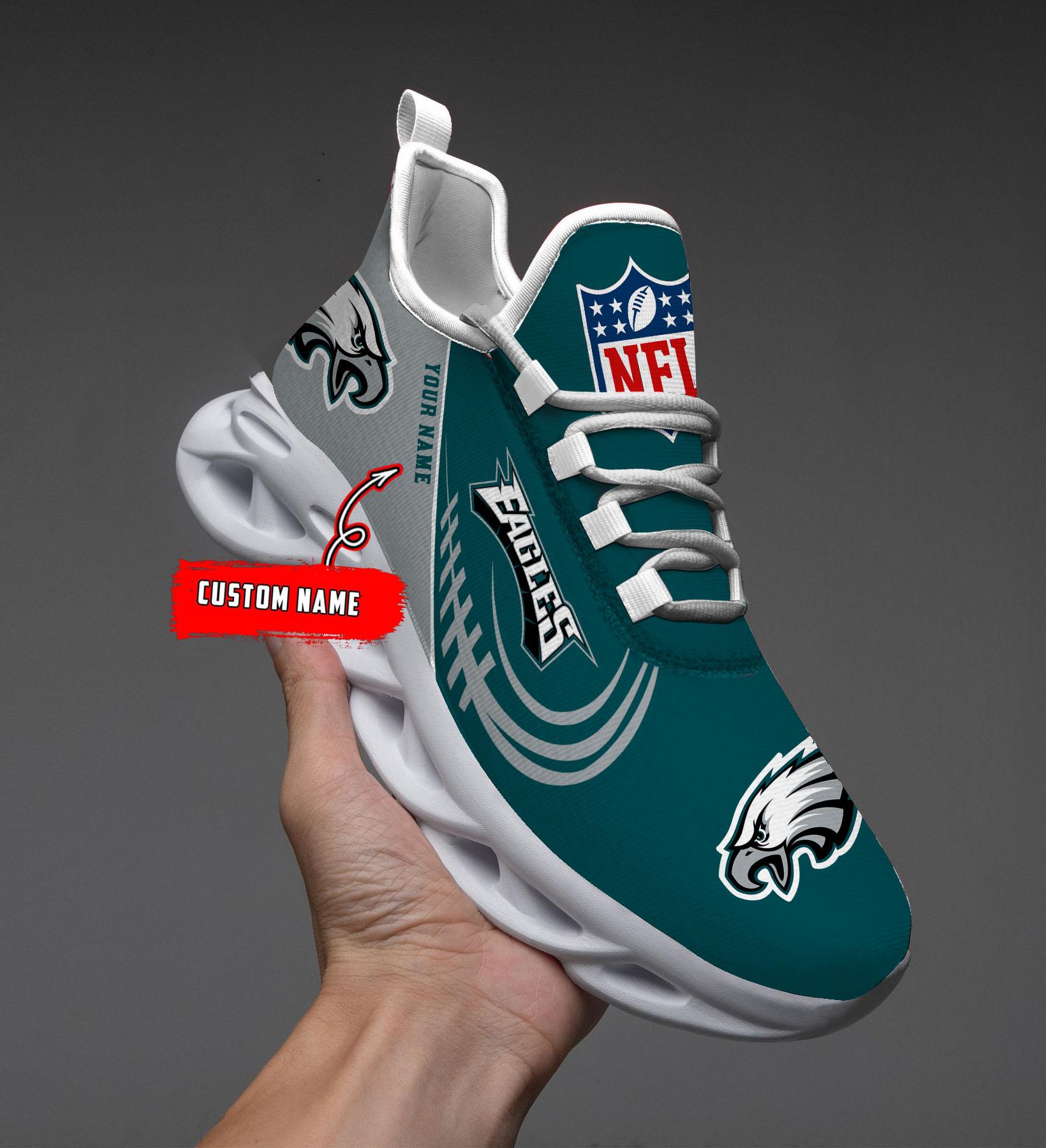 Personalized Philadelphia Eagles Max Soul Shoes Sneakers for Men And Women – NFL Football Fan Shoes, Team Sneakers