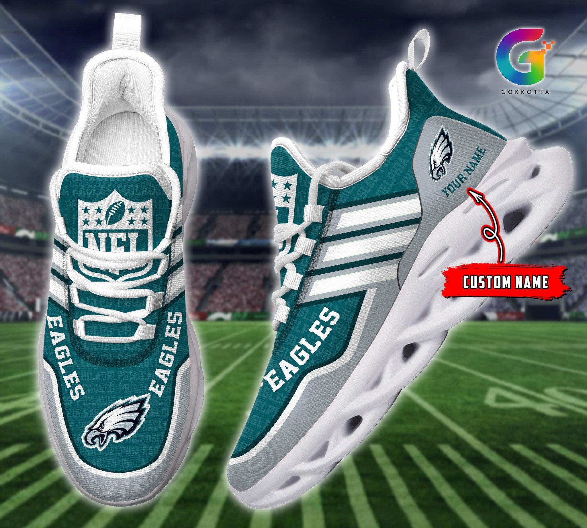 Personalized Philadelphia Eagles Max Soul Shoes Sneakers for Men And Women – NFL Football Fan Shoes, Team Sneakers
