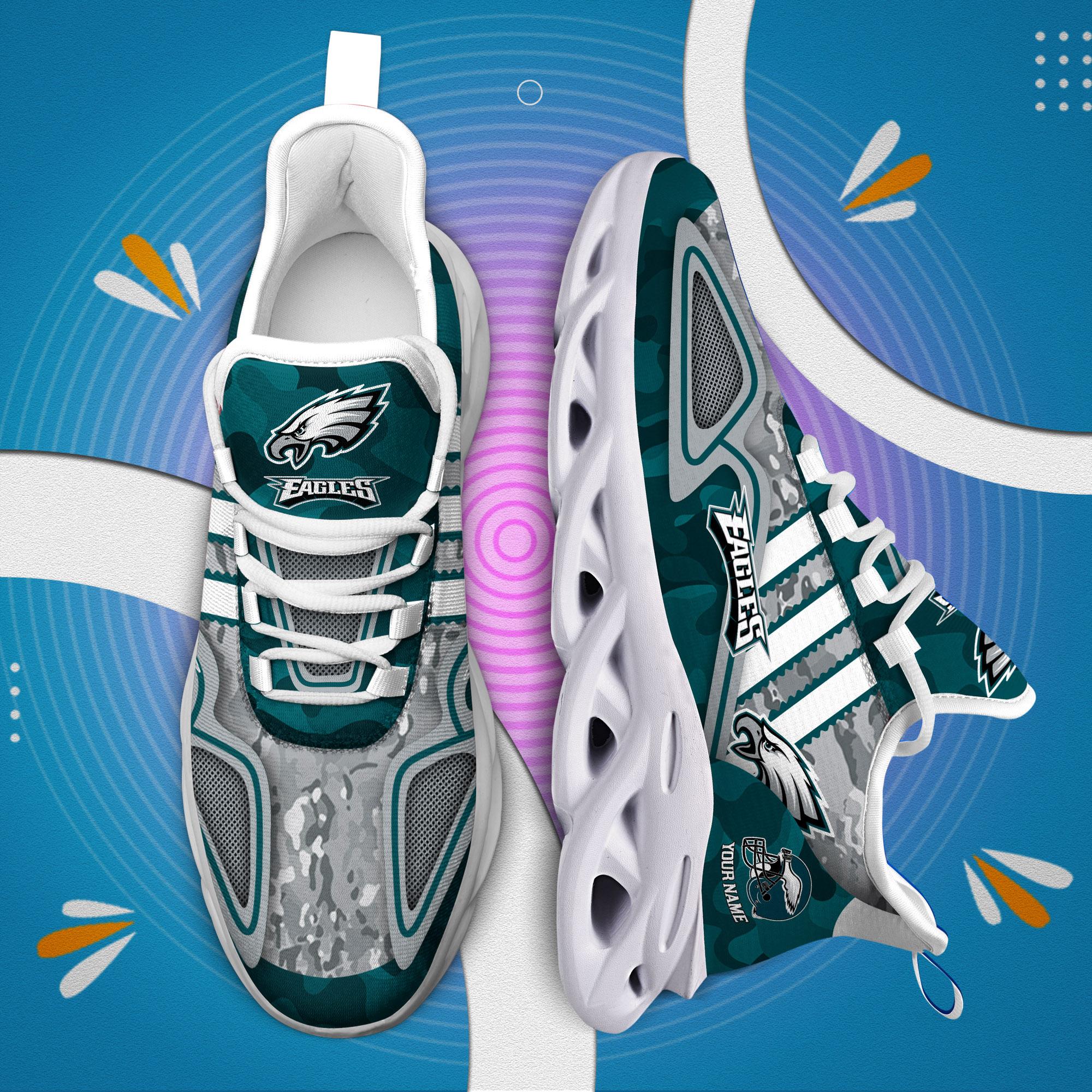Personalized Philadelphia Eagles Max Soul Shoes Sneakers for Men And Women – NFL Football Fan Shoes, Team Sneakers