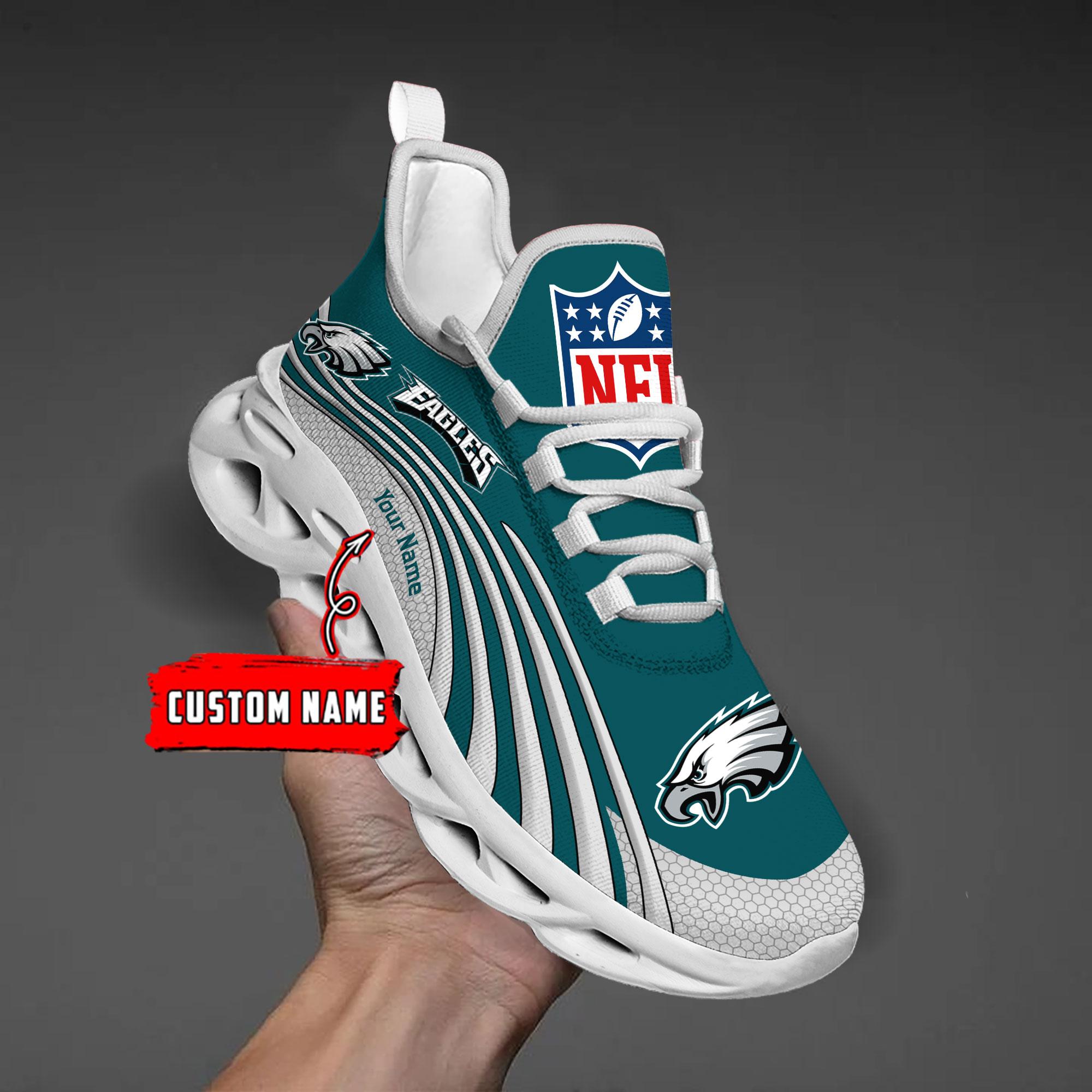 Personalized Philadelphia Eagles Max Soul Shoes Sneakers for Men And Women – NFL Football Fan Shoes, Team Sneakers