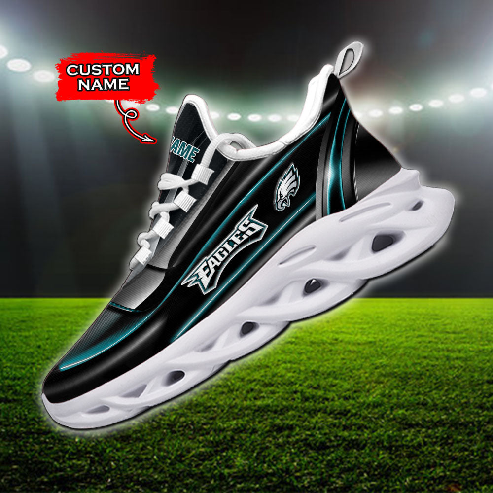 Personalized Philadelphia Eagles NFL Max Soul Shoes Sneakers for Men And Women – NFL Football Fan Shoes, Team Sneakers