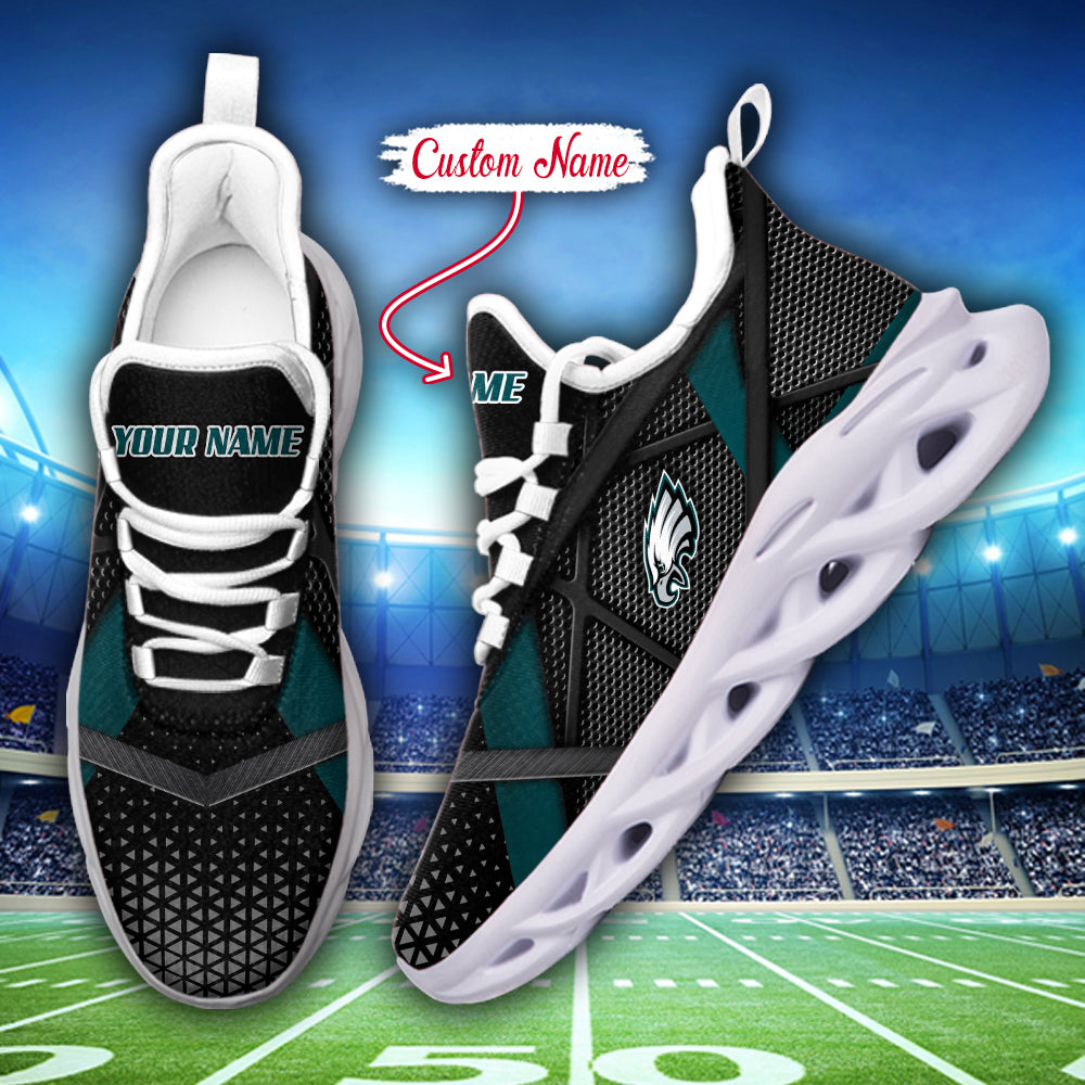 Personalized Philadelphia Eagles NFL Max Soul Shoes Sneakers for Men And Women – NFL Football Fan Shoes, Team Sneakers
