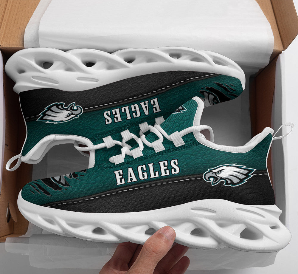 Personalized Philadelphia Eagles NFL Max Soul Shoes Sneakers for Men And Women – NFL Football Fan Shoes, Team Sneakers