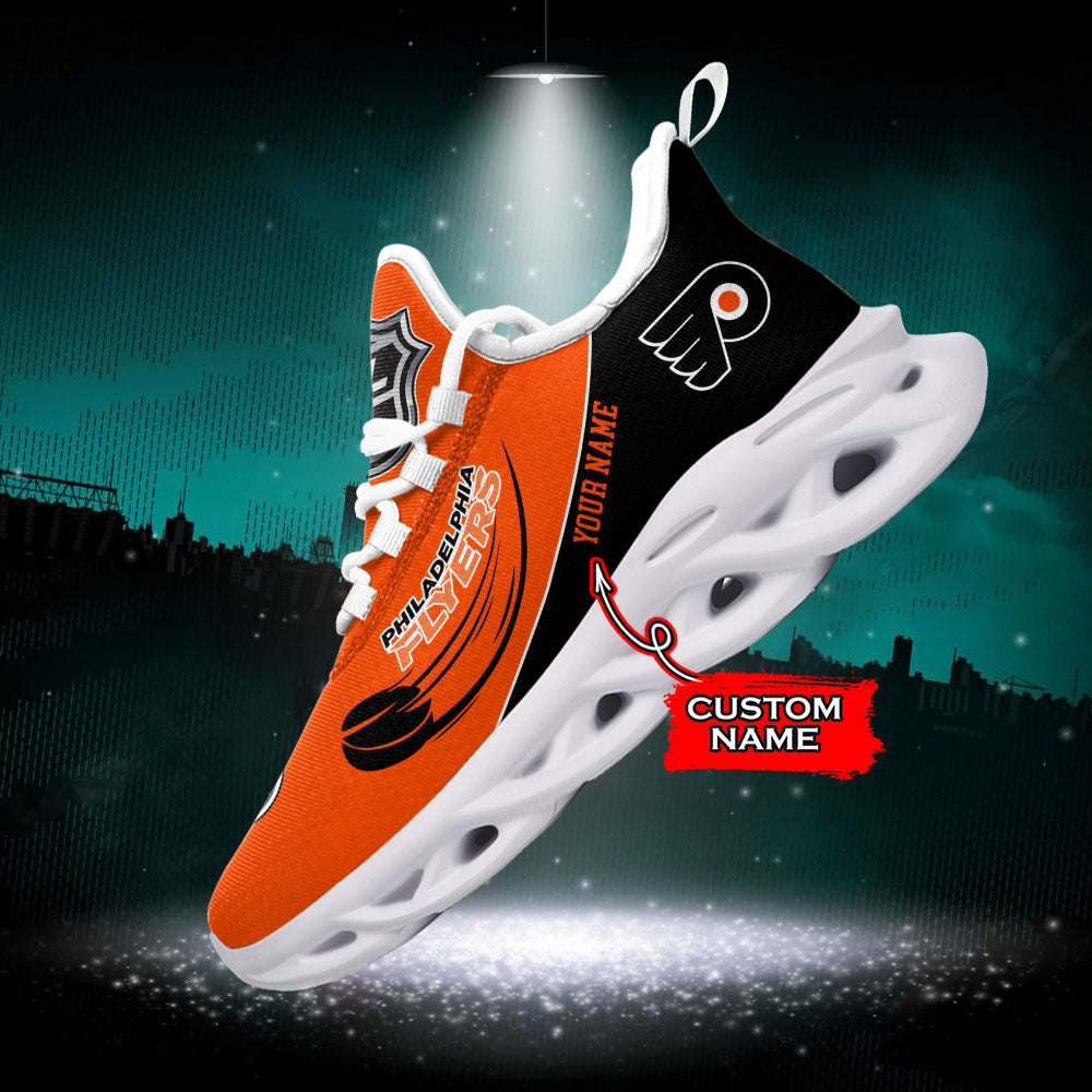 Personalized Philadelphia Flyers NHL Max Soul Shoes Sneakers for Men And Women – NHL Hockey Fan Shoes, Team Sneakers