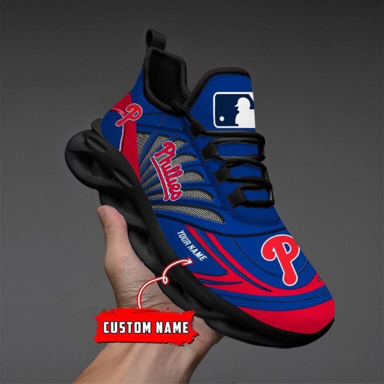 Personalized Philadelphia Phillies Max Soul Shoes Sneakers for Men And Women – MLB Baseball Fan Shoes, Team Sneakers