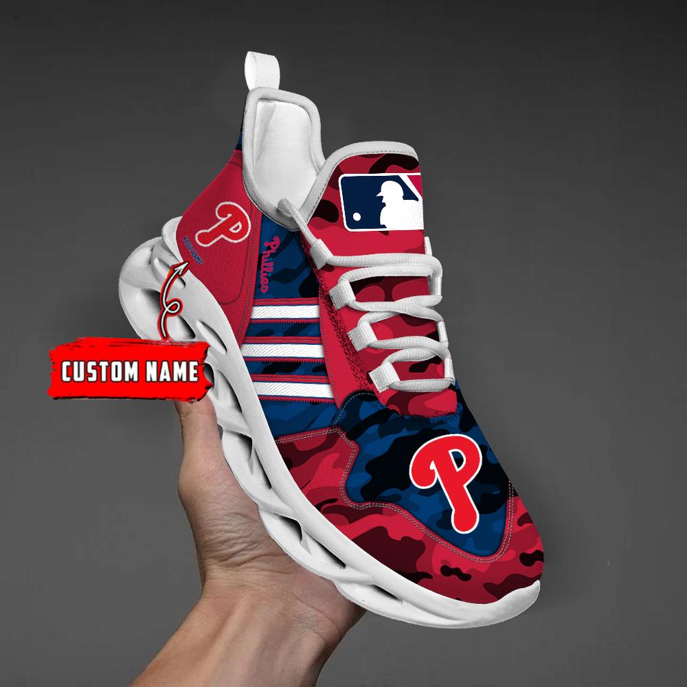 Personalized Philadelphia Phillies Max Soul Shoes Sneakers for Men And Women – MLB Baseball Fan Shoes, Team Sneakers