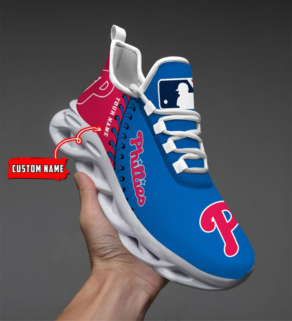 Personalized Philadelphia Phillies MLB Max Soul ShoesSneakers for Men And Women – MLB Baseball Fan Shoes, Team Sneakers