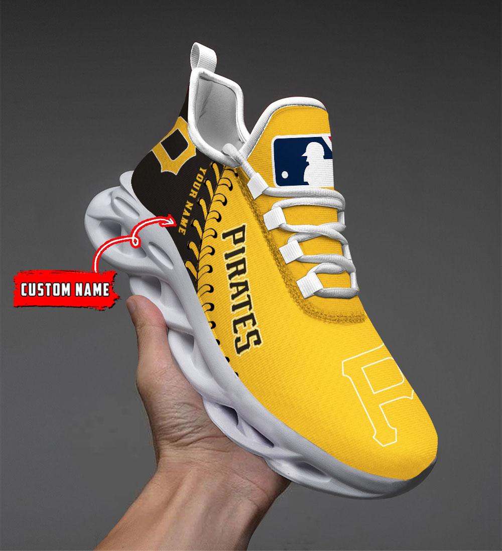 Personalized Pittsburgh Pirates Max Soul ShoesSneakers for Men And Women – MLB Baseball Fan Shoes, Team Sneakers