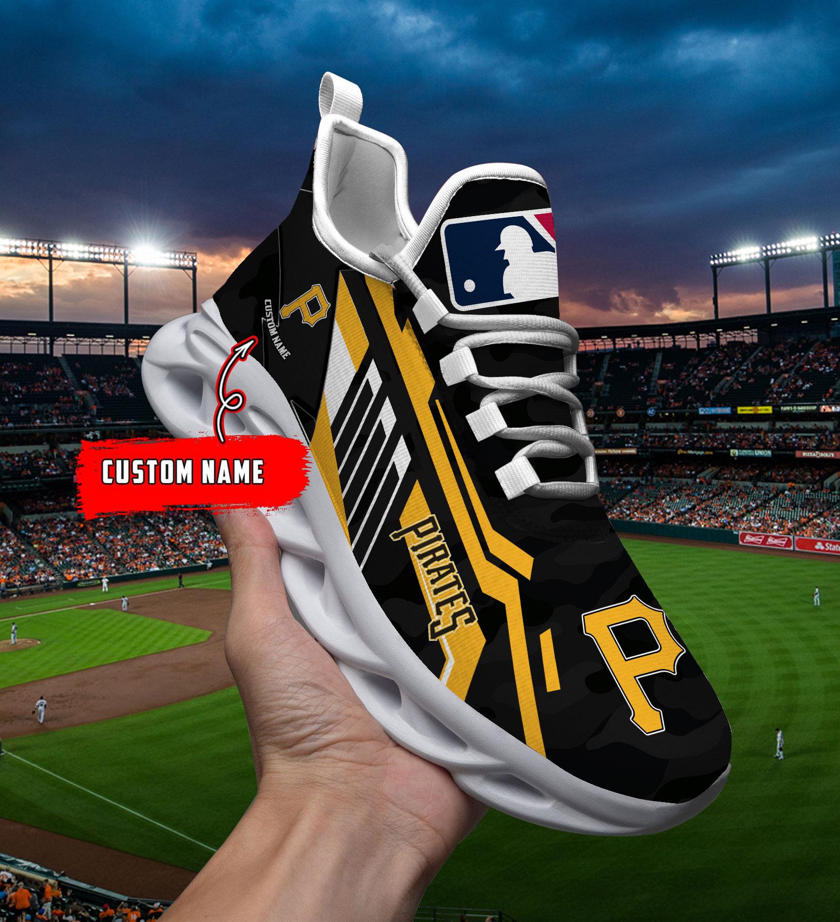 Personalized Pittsburgh Pirates Max Soul ShoesSneakers for Men And Women – MLB Baseball Fan Shoes, Team Sneakers