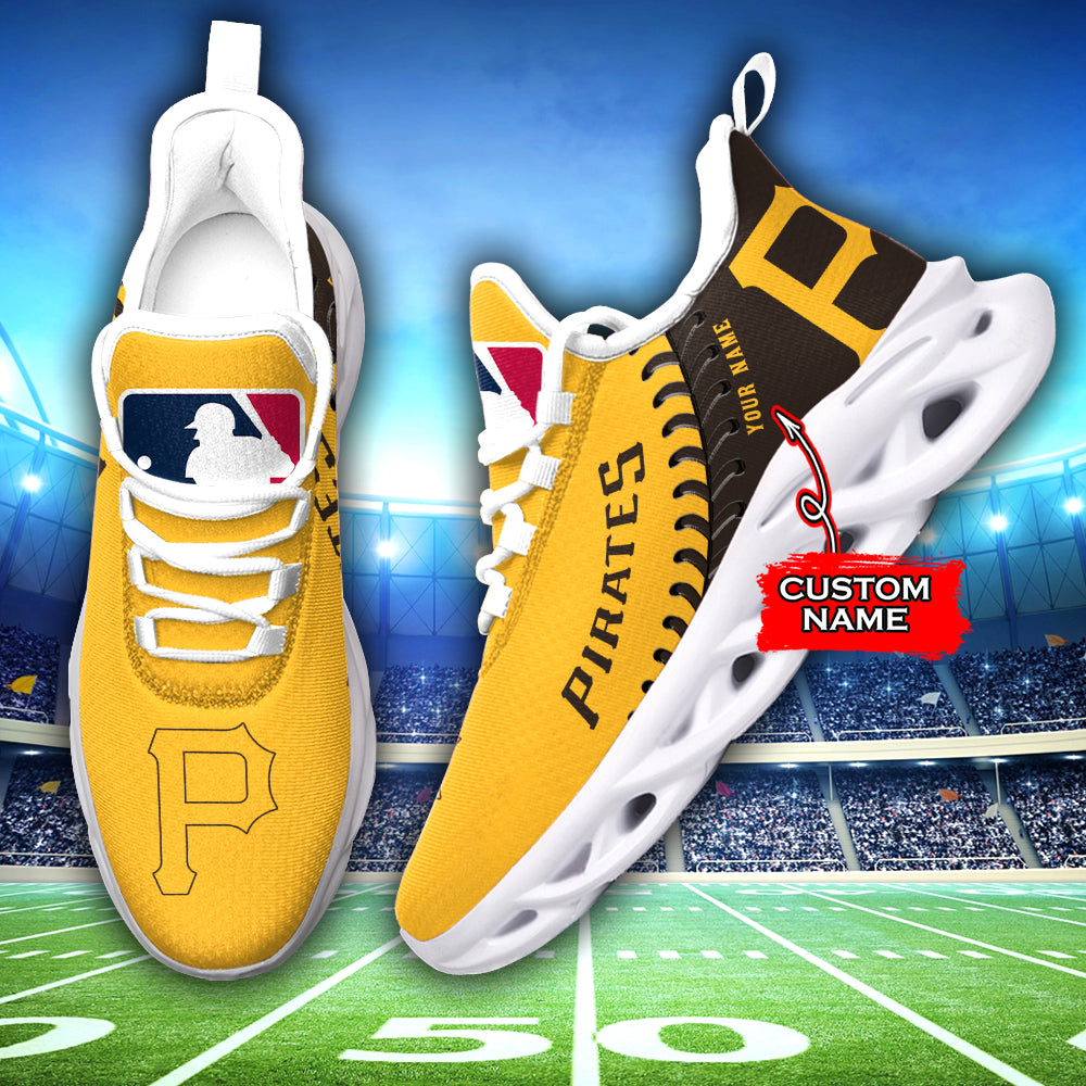 Personalized Pittsburgh Pirates MLB Max Soul Shoes Sneakers for Men And Women – MLB Baseball Fan Shoes, Team Sneakers