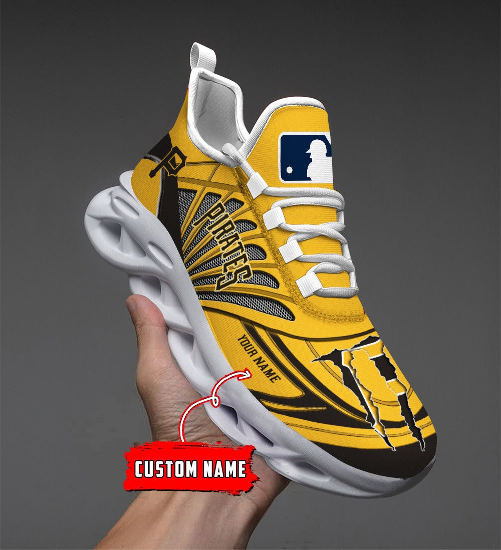 Personalized Pittsburgh Pirates MLB Max Soul Shoes Sneakers for Men And Women – MLB Baseball Fan Shoes, Team Sneakers