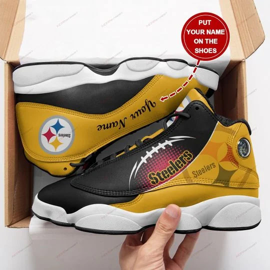 Personalized Pittsburgh Steelers JD13 Sneakers Shoes for Men & Women | Custom Fan Gift