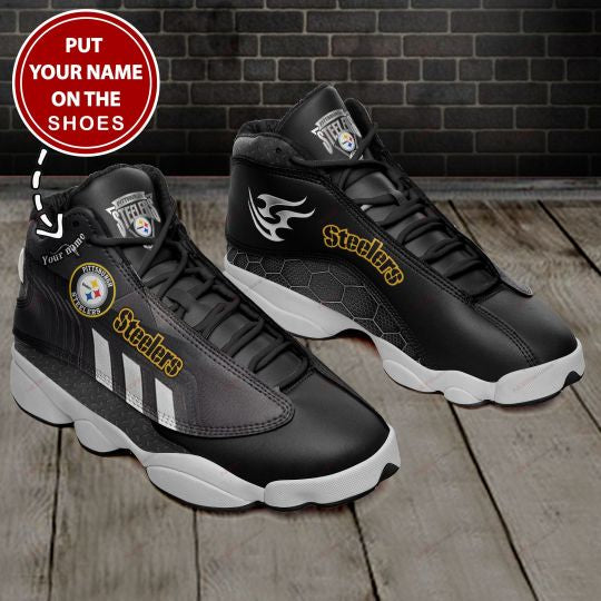 Personalized Pittsburgh Steelers JD13 Sneakers Shoes for Men & Women | Custom Fan Gift