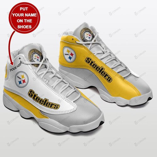 Personalized Pittsburgh Steelers JD13 Sneakers Shoes for Men & Women | Custom Fan Gift