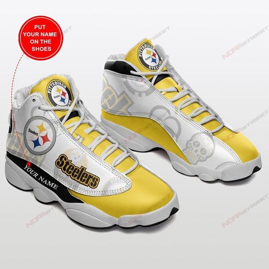 Personalized Pittsburgh Steelers JD13 Sneakers Shoes for Men & Women | Custom Fan Gift