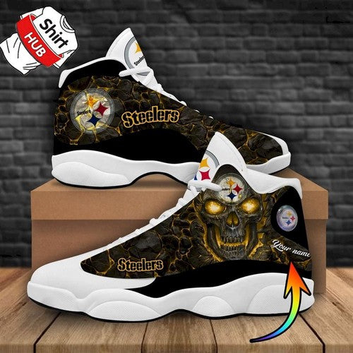 Personalized Pittsburgh Steelers JD13 Sneakers Shoes for Men & Women | Custom Fan Gift