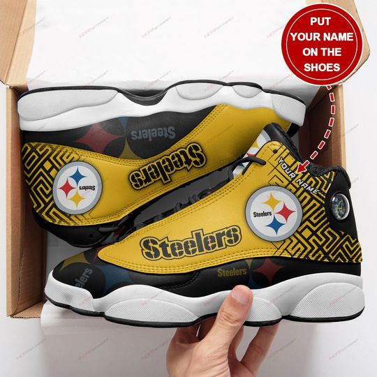 Personalized Pittsburgh Steelers JD13 Sneakers Shoes for Men & Women | Custom Fan Gift