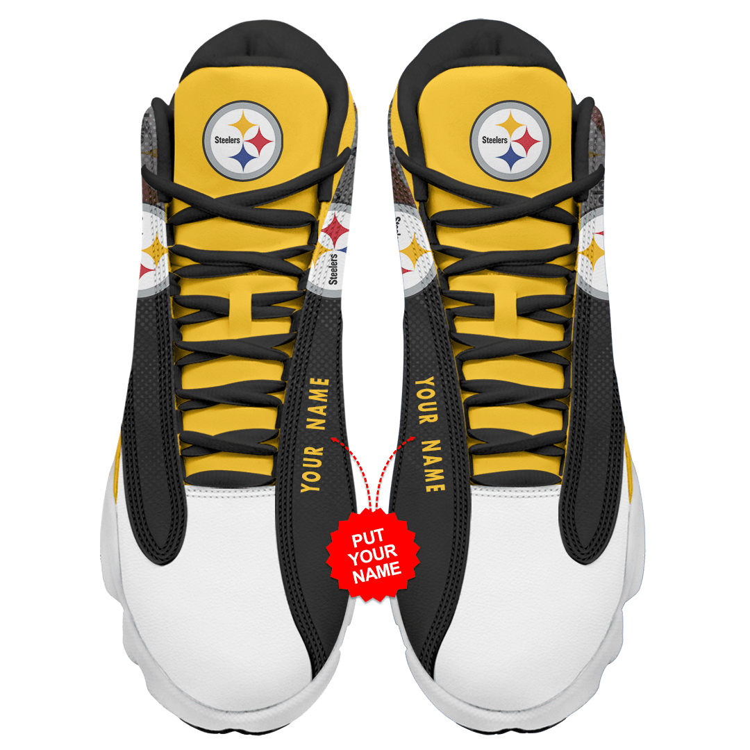 Personalized Pittsburgh Steelers NFL JD13 Sneakers Shoes for Men & Women | Custom Fan Gift - Image 3