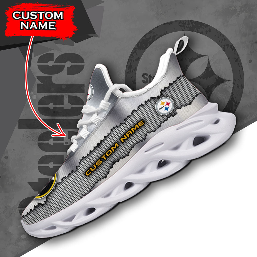Personalized Pittsburgh Steelers NFL Max Soul Shoes Sneakers for Men And Women – NFL Football Fan Shoes, Team Sneakers