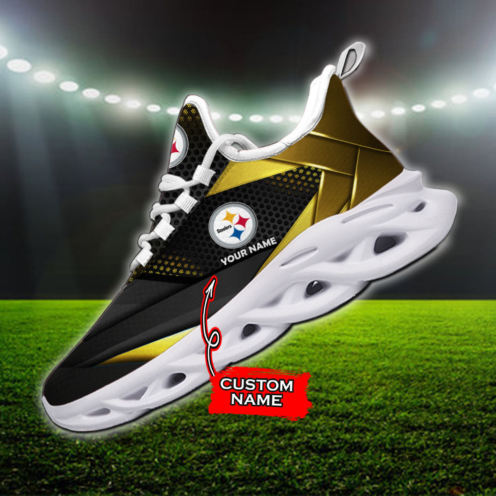 Personalized Pittsburgh Steelers NFL Max Soul Shoes Sneakers for Men And Women – NFL Football Fan Shoes, Team Sneakers