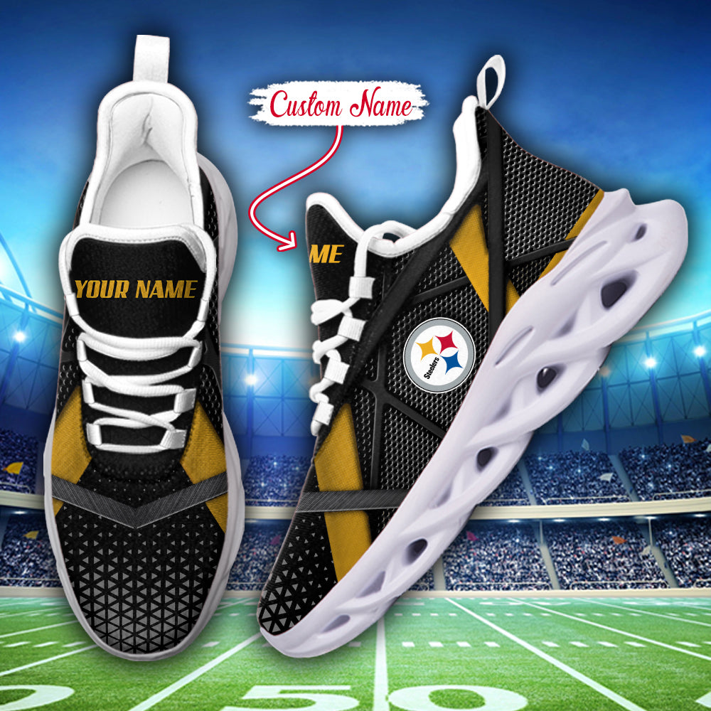 Personalized Pittsburgh Steelers NFL Max Soul Shoes Sneakers for Men And Women – NFL Football Fan Shoes, Team Sneakers