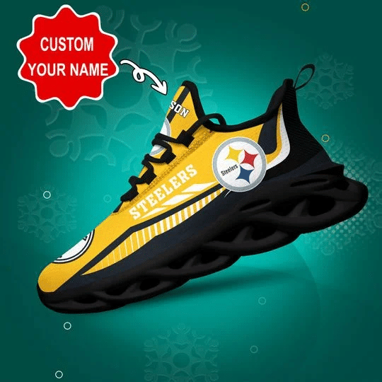 Personalized Pittsburgh Steelers NFL Max Soul Shoes Sneakers for Men And Women – NFL Football Fan Shoes, Team Sneakers