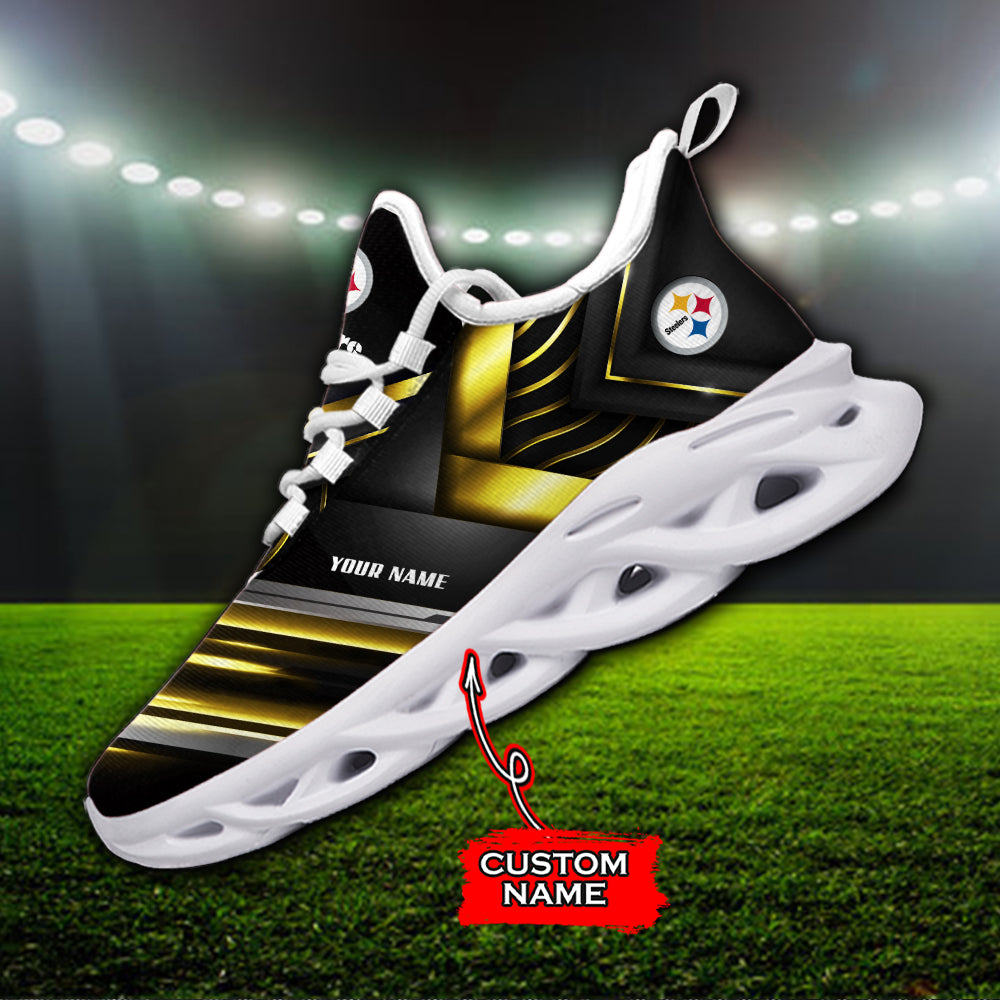 Personalized Pittsburgh Steelers NFL Max Soul Shoes Sneakers for Men And Women – NFL Football Fan Shoes, Team Sneakers