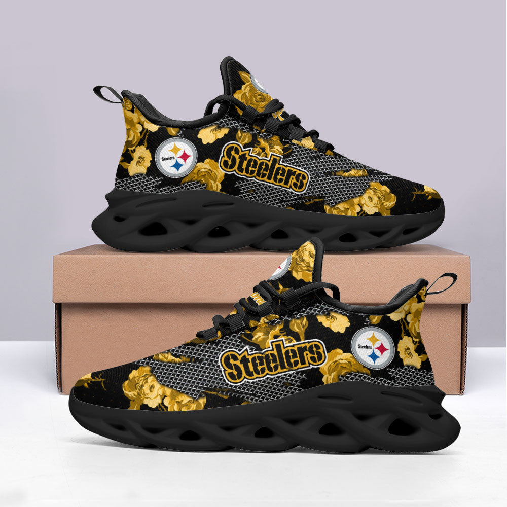Personalized Pittsburgh Steelers NFL Max Soul Shoes Sneakers for Men And Women – NFL Football Fan Shoes, Team Sneakers