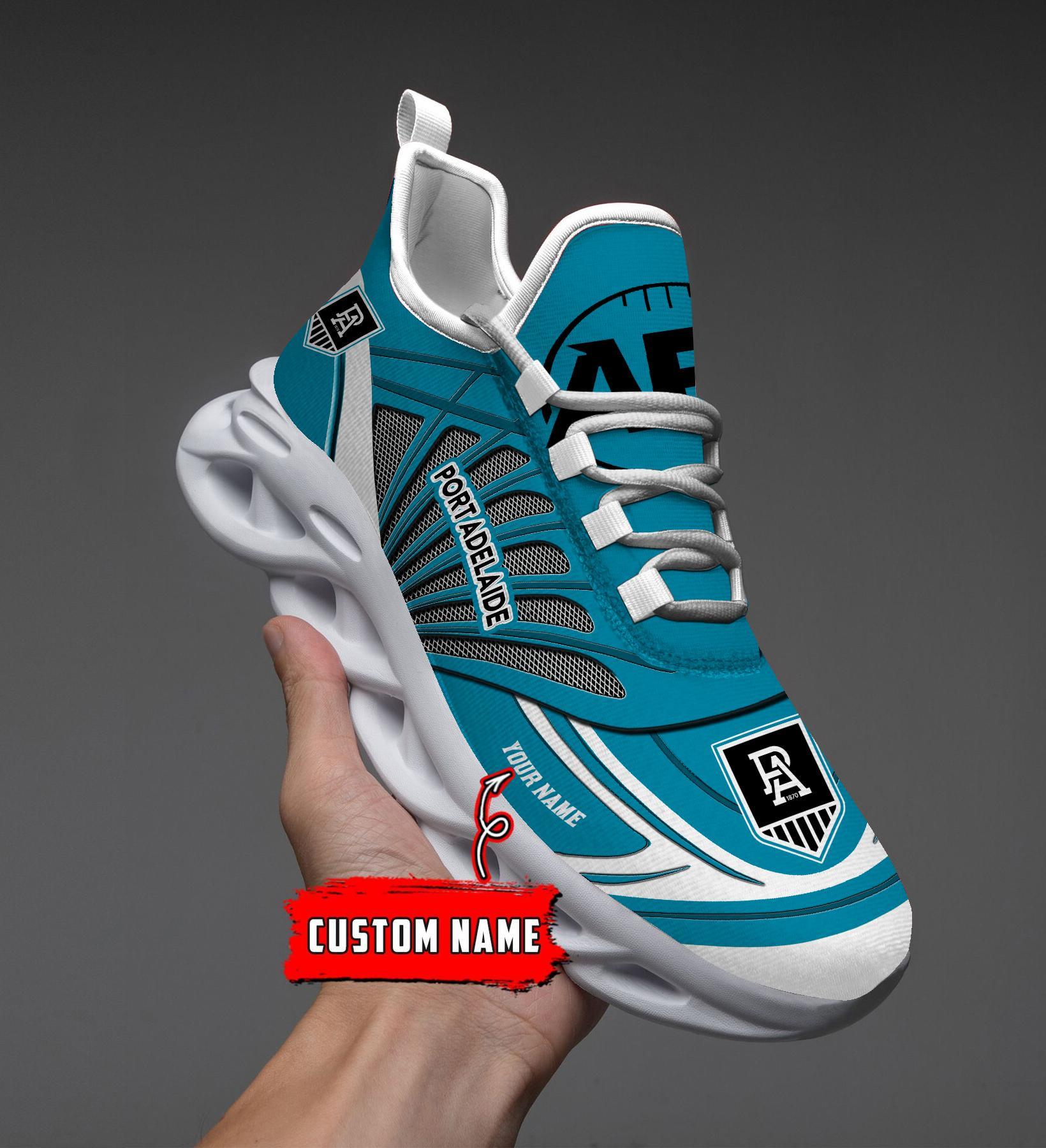 Personalized Port Adelaide Max Soul Shoes Sneakers for Men And Women – Casual Shoes, Streetwear Shoes