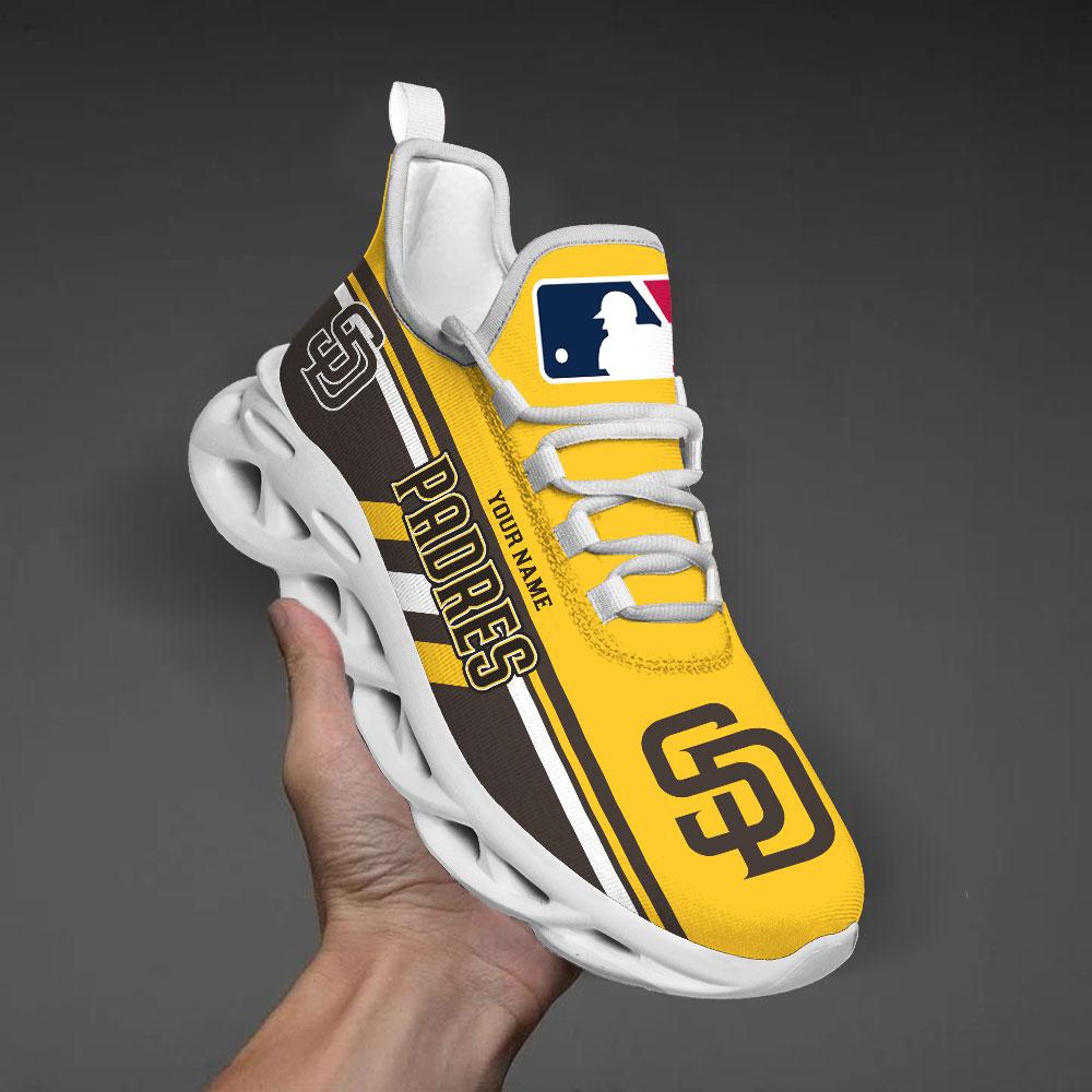 Personalized San Diego Padres Max Soul Shoes Sneakers for Men And Women – MLB Baseball Fan Shoes, Team Sneakers