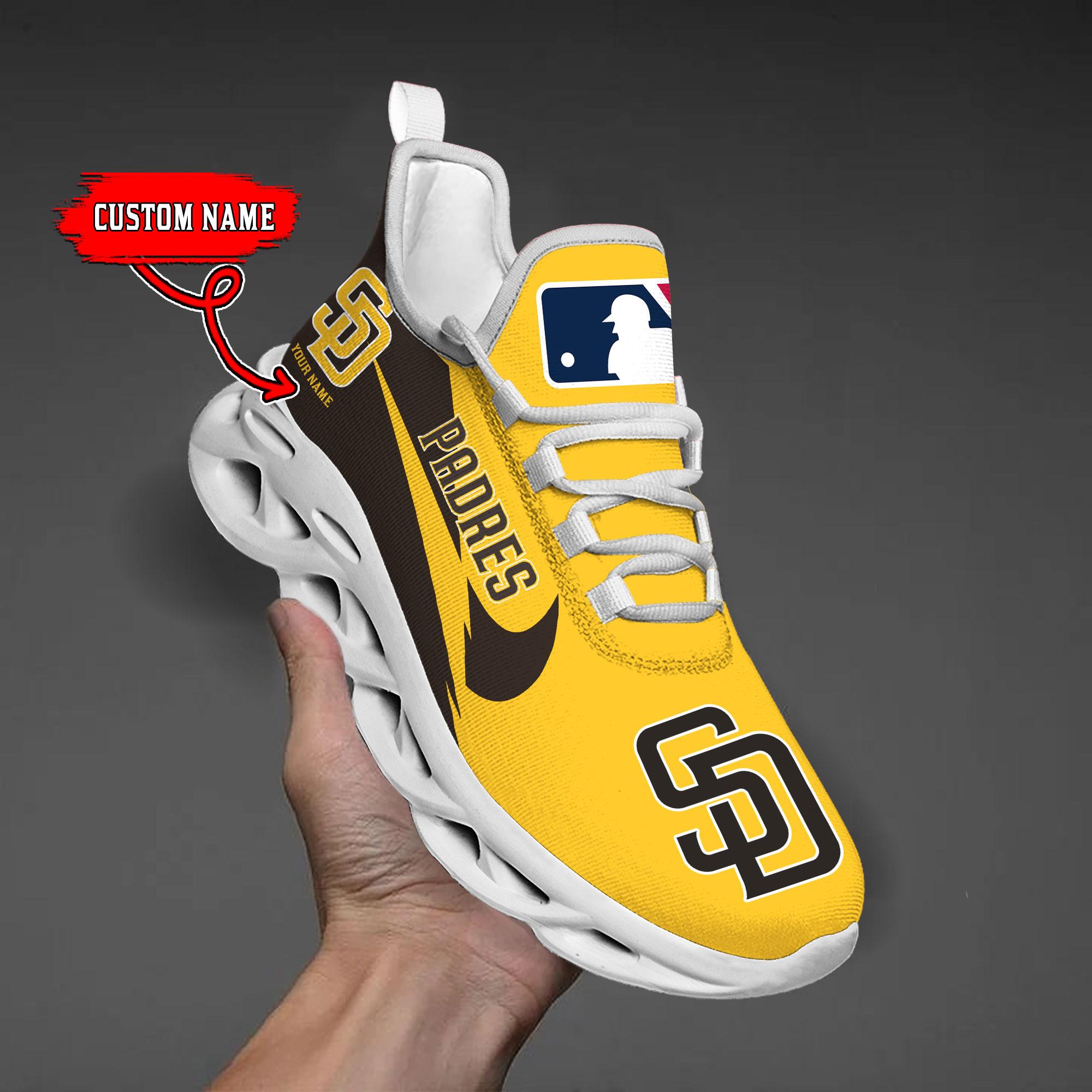 Personalized San Diego Padres Max Soul Shoes Sneakers for Men And Women – MLB Baseball Fan Shoes, Team Sneakers
