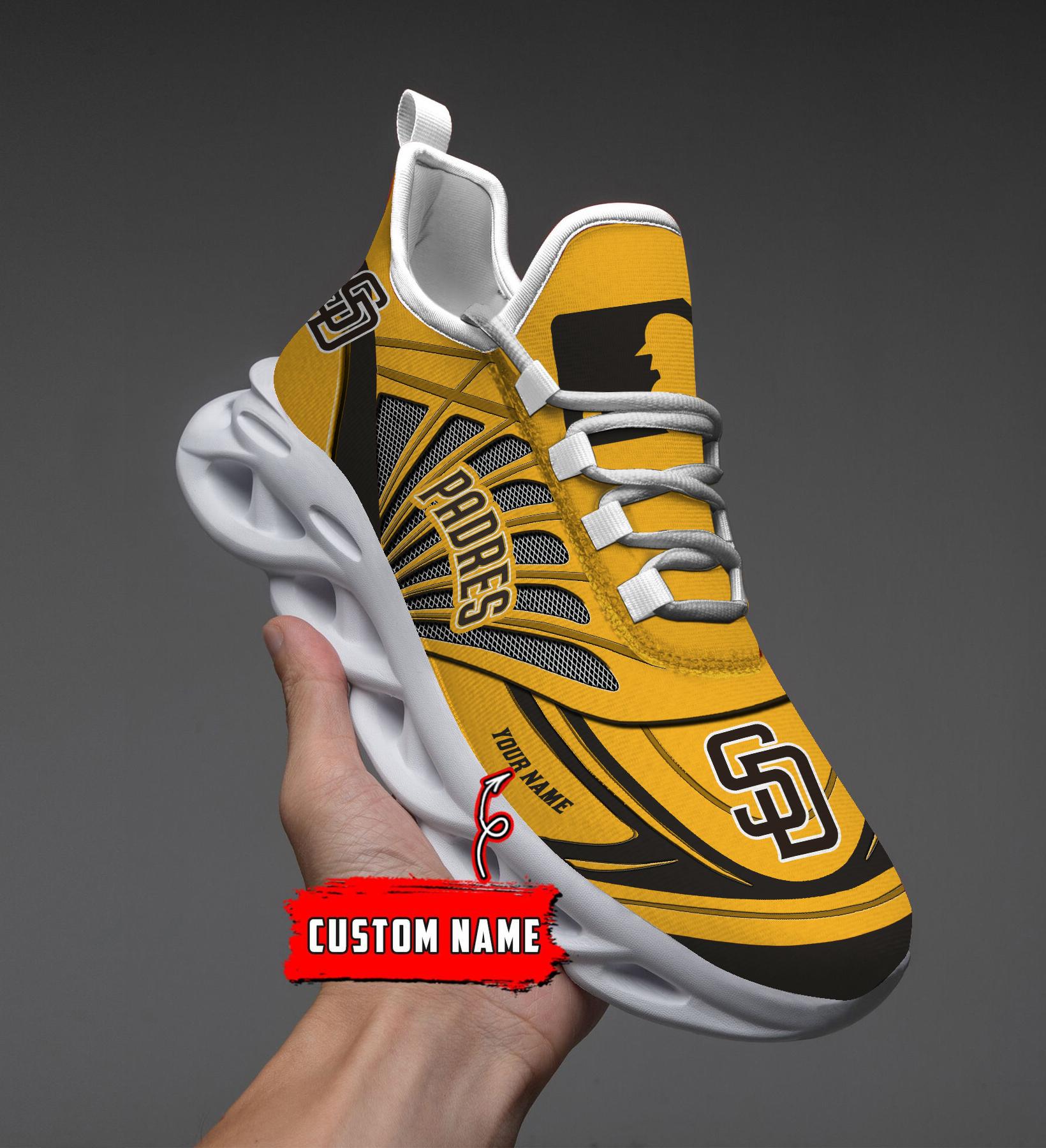 Personalized San Diego Padres Max Soul Shoes Sneakers for Men And Women – MLB Baseball Fan Shoes, Team Sneakers