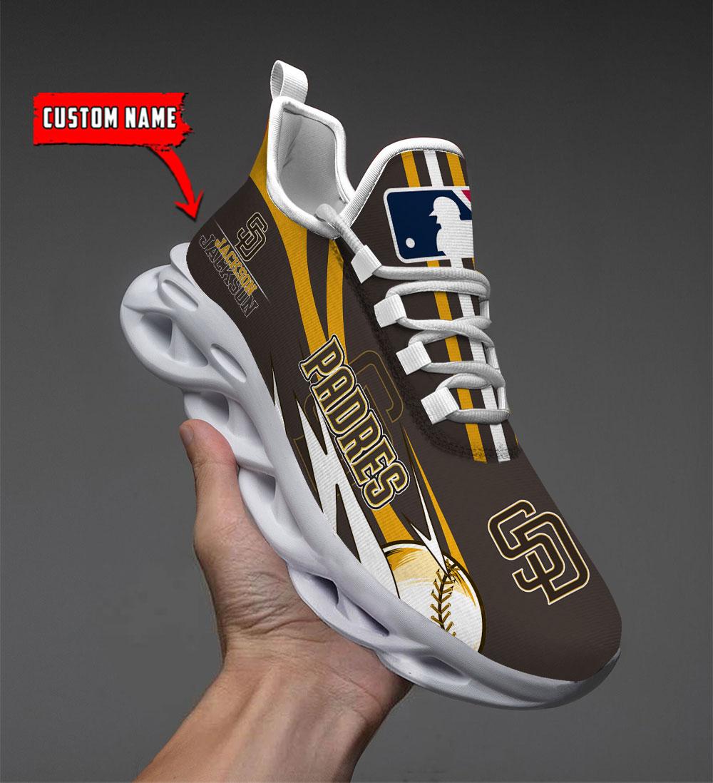 Personalized San Diego Padres Max Soul Shoes Sneakers for Men And Women – MLB Baseball Fan Shoes, Team Sneakers