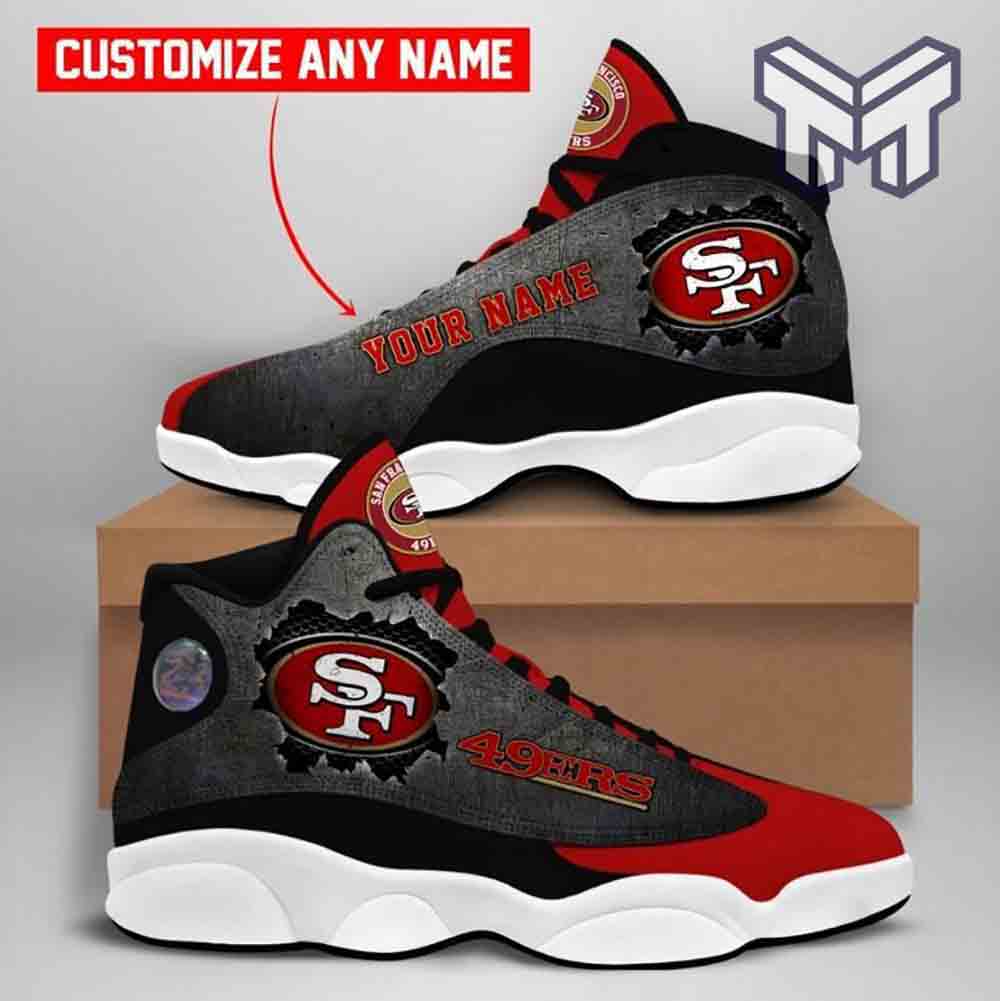 Personalized San Francisco 49ers JD13 Sneakers Shoes for Men & Women | Custom Fan Gift